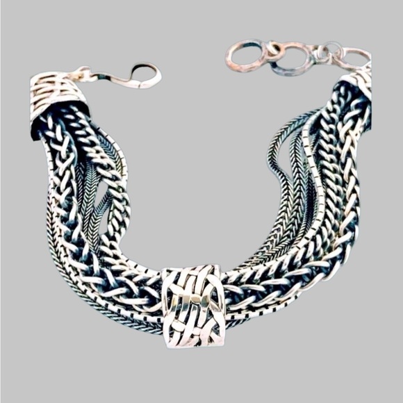 Silpada Jewelry - Silpada Gorgeous Vintage Sterling Silver Multi-strand Adjustable Length Bracelet